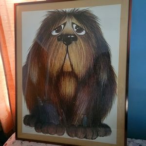 1970s Larry Nielson Print "Pooch"
